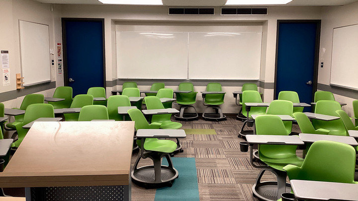 View from the presenter area