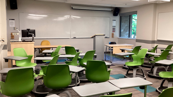 View from the back of the room