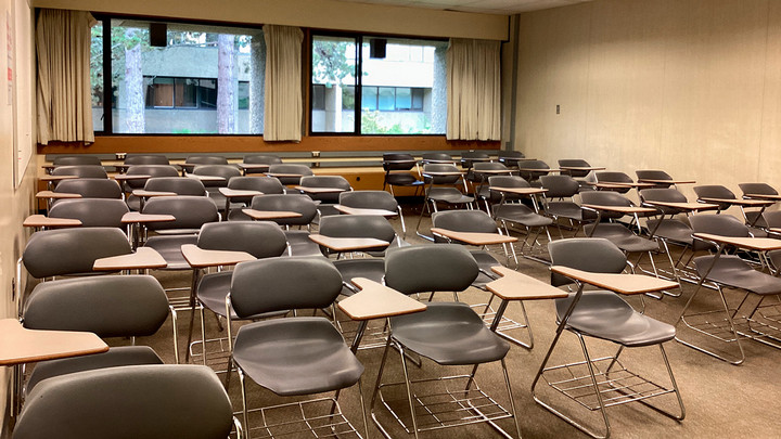 View from the front of the room