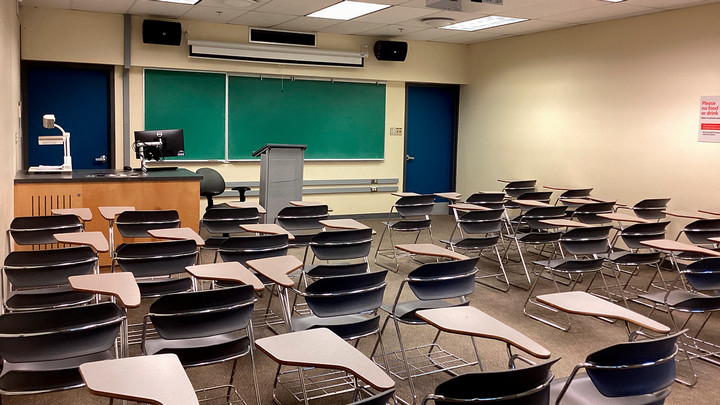 View from the back of the room