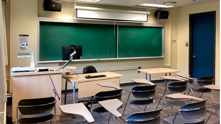 View from the back of the room