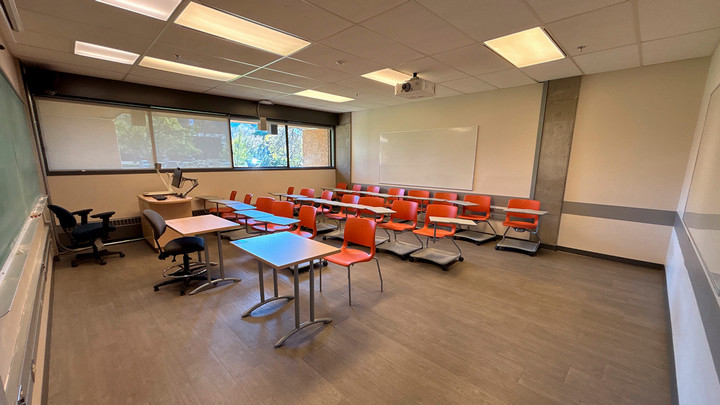View from the front of the room
