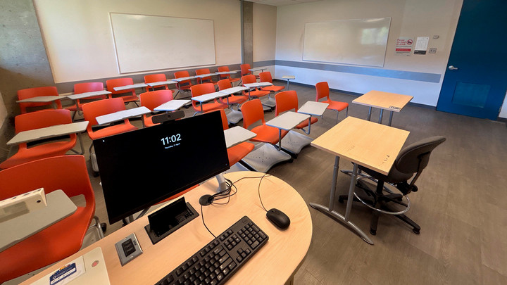 View from the presenter area