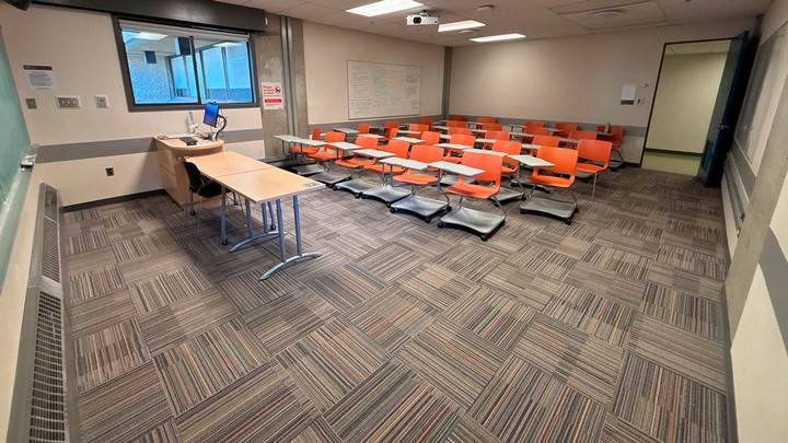 View from the front of the room