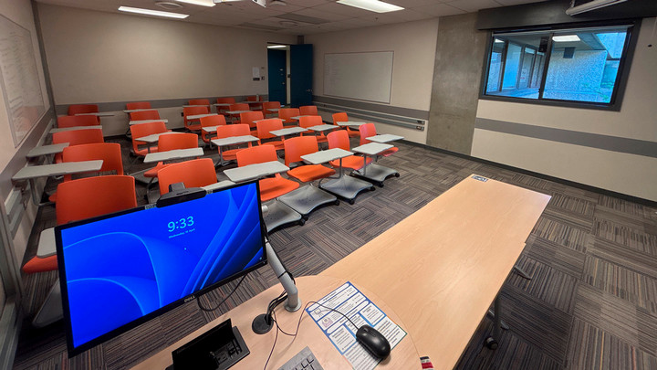 View from the presenter area