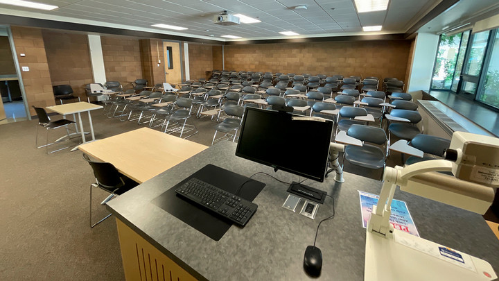 View from the presenter area