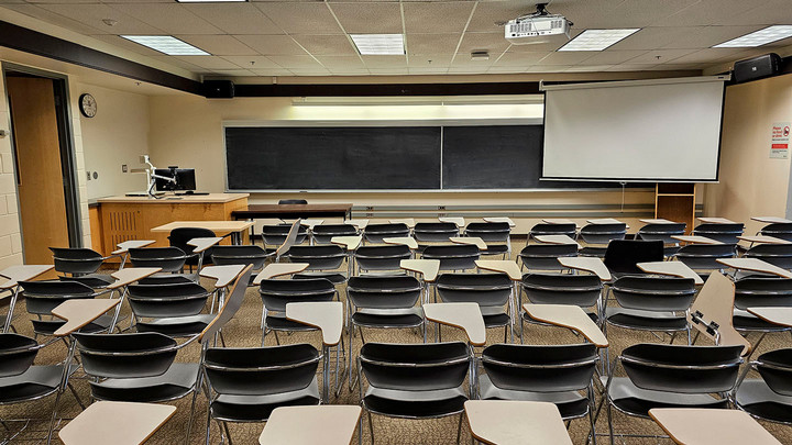 View from the back of the room