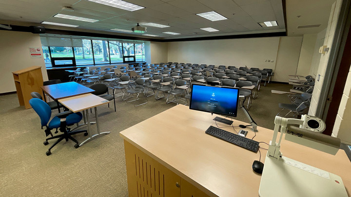 View from the presenter area
