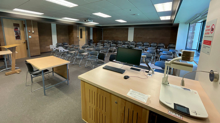 View from the presenter area