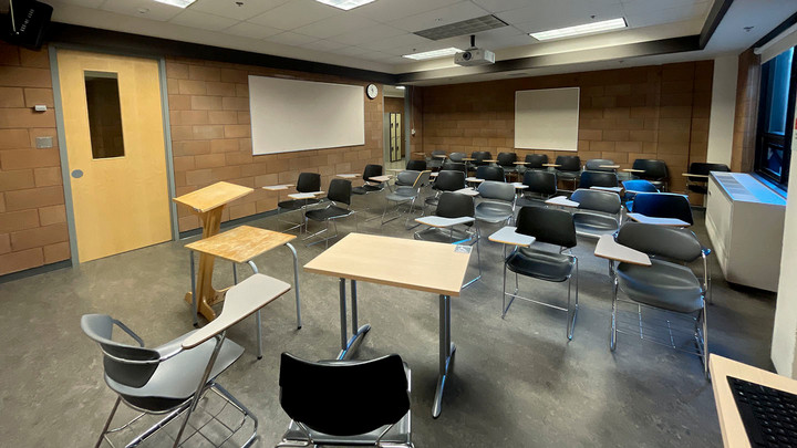 View from the presenter area