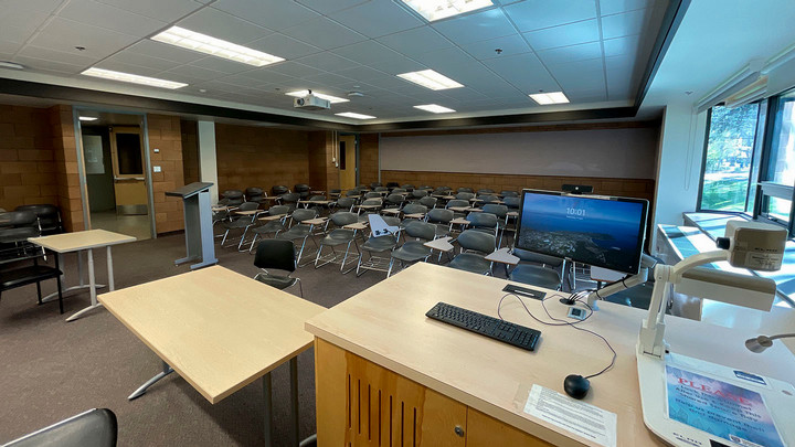 View from the presenter area