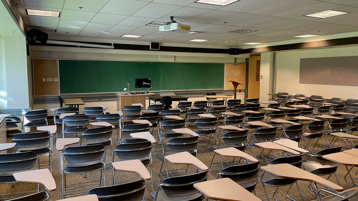 View from the back of the room