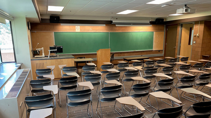 View from the back of the room