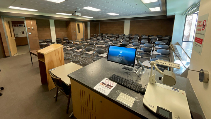 View from the presenter area