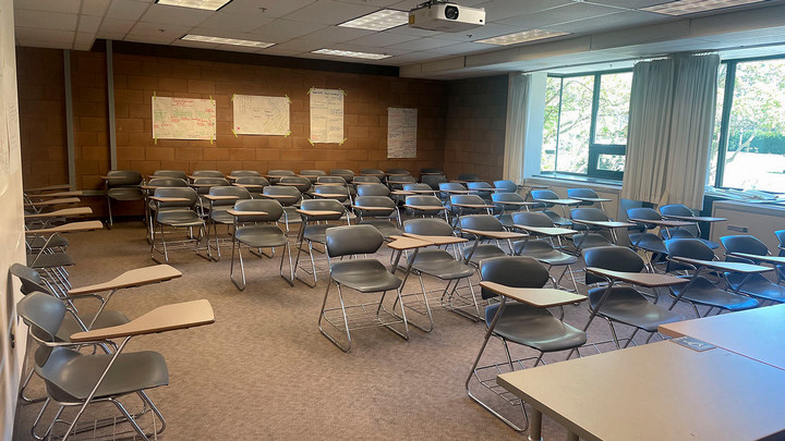 View from the front of the room