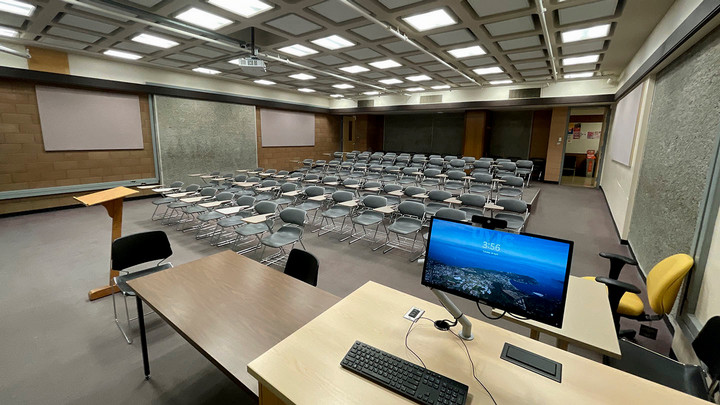 View from the presenter area