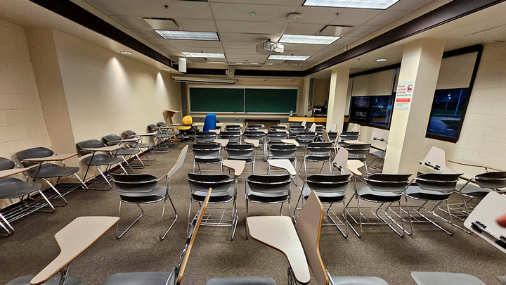 View from the back of the room