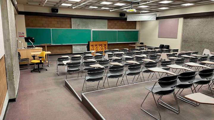 View from the back of the room