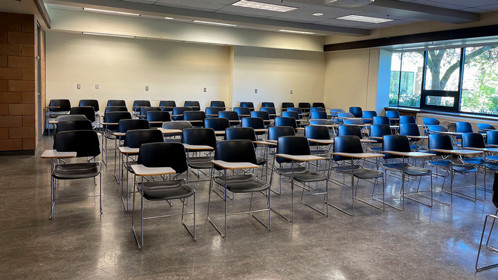 View from the front of the room