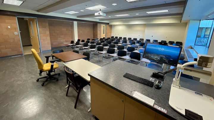 View from the presenter area