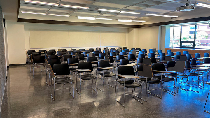 View from the front of the room