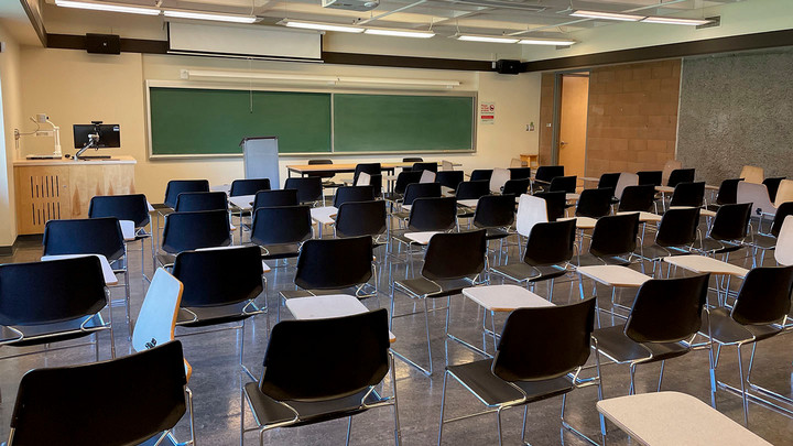 View from the back of the room