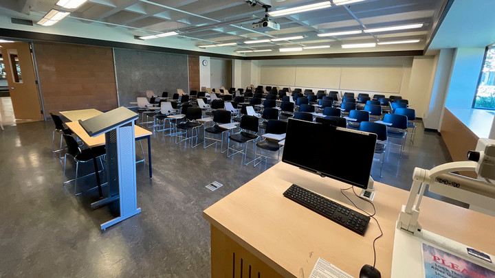 View from the presenter area