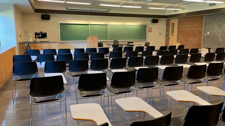 View from the back of the room