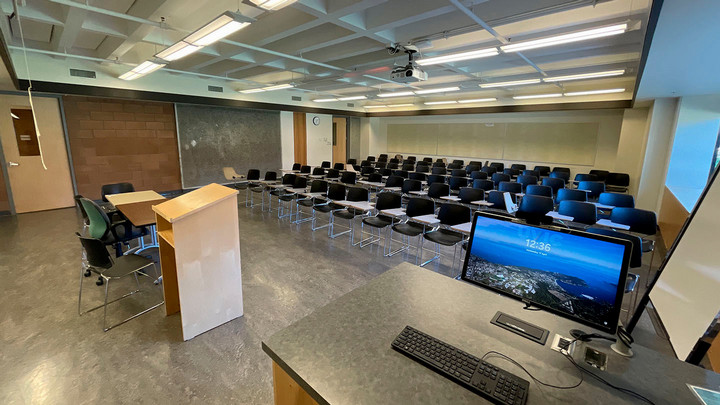 View from the presenter area