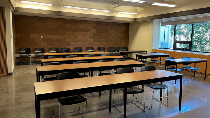 View from the front of the room