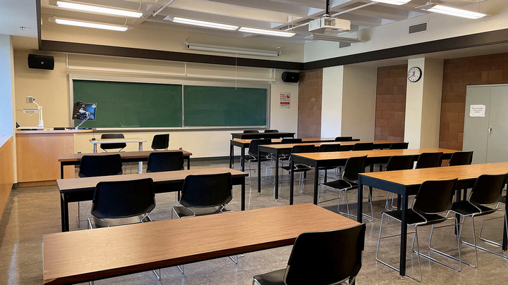 View from the back of the room