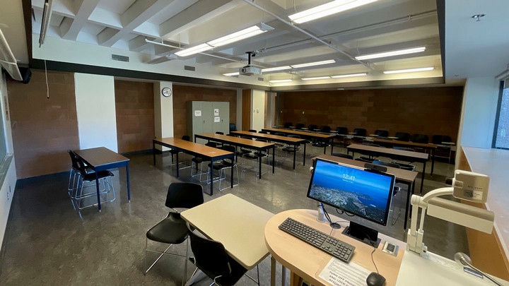 View from the presenter area