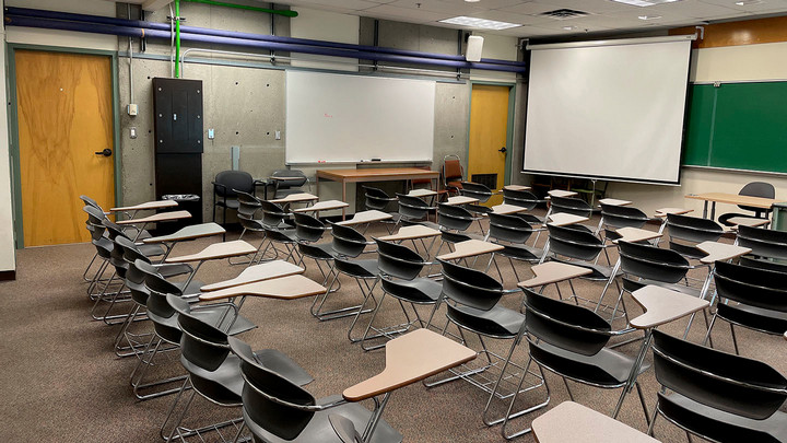 View from the back of the room