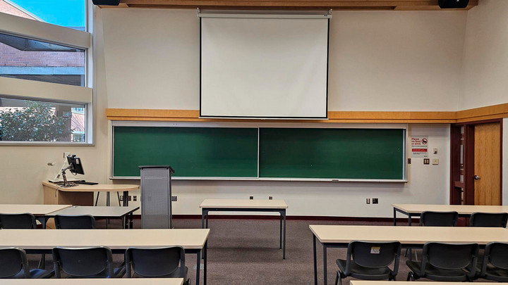 View from the back of the room