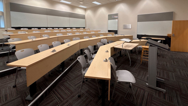 View from the presenter area