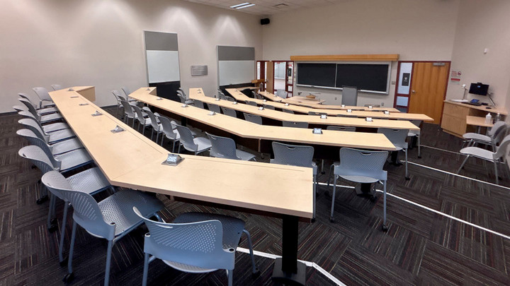 View from the back of the room