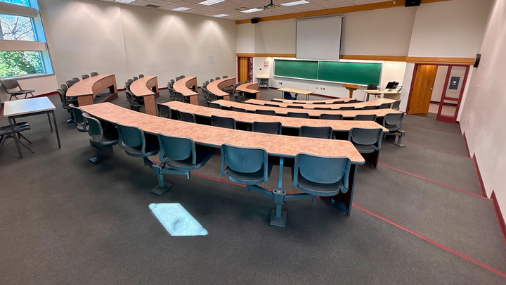 View from the back of the room