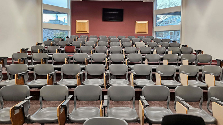 View from the presenter area