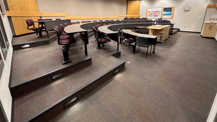 View from the front of the room