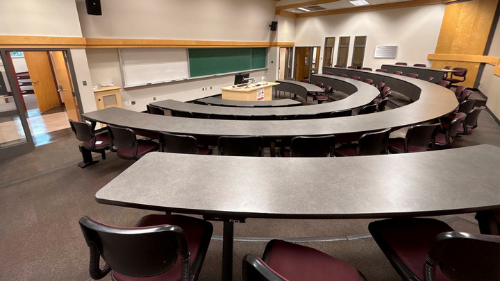 View from the back of the room