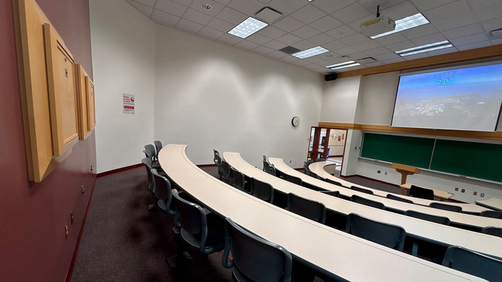 View from the back of the room