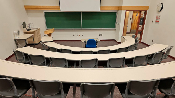 View from the back of the room