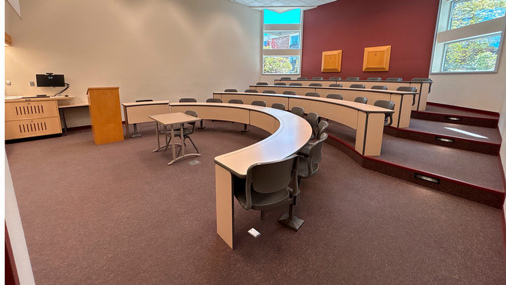 View from the front of the room