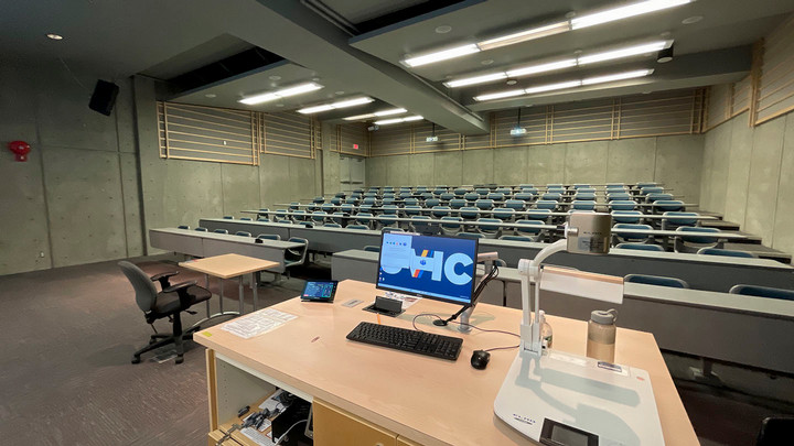 View from the presenter area
