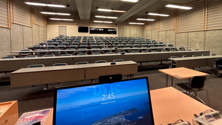 View from the presenter area