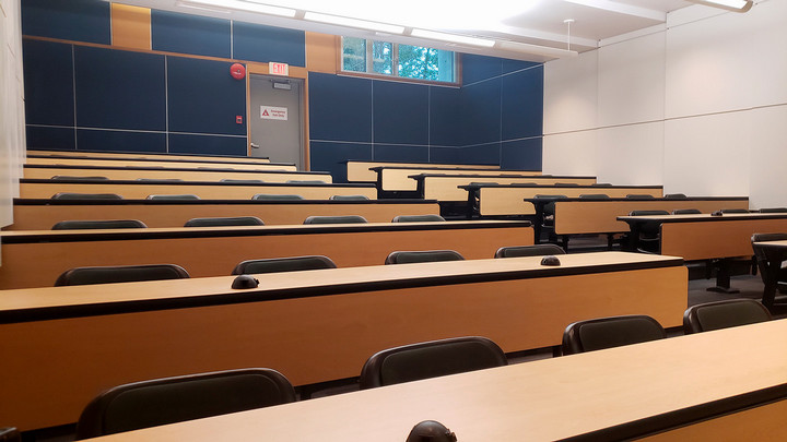 View from the front of the room