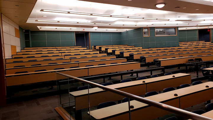 View from the front of the room