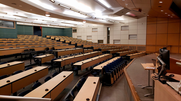 View from the presenter area