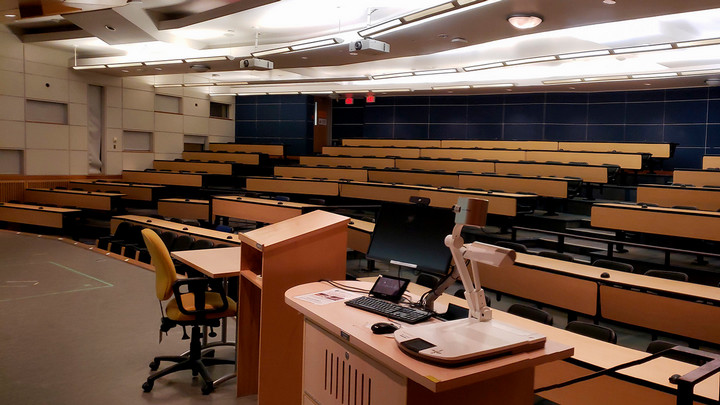 View from the presenter area