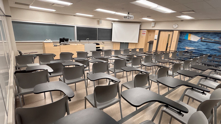 View from the back of the room